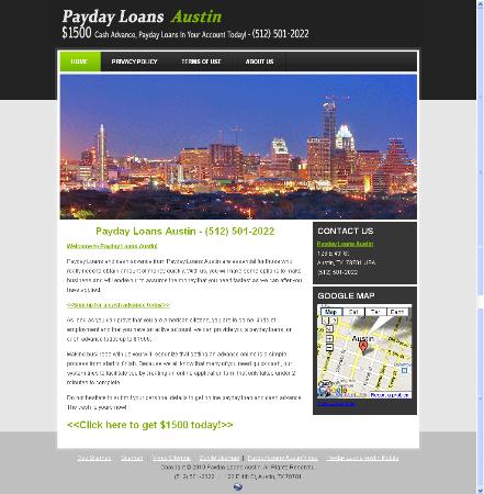 Payday Loans Austin - Austin, TX 78701 - (512)501-2022 | ShowMeLocal.com