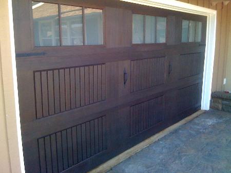 Wayne Dalton garage door with Liftmaster opener. Performance Construction & Remodeling Inc. Chino Hills (714)655-6427