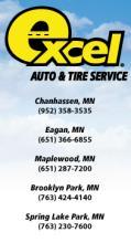 Excel Auto and Tire Service Brooklyn Park Mn - Brooklyn Park, MN 55445 - (763)424-4140 | ShowMeLocal.com