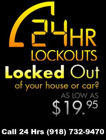 24 Hour Lockouts Tulsa - Tulsa, OK 74145 - (918)732-9470 | ShowMeLocal.com