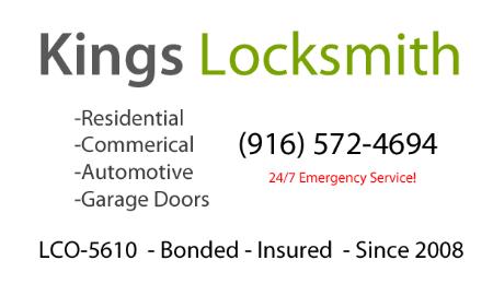 Kings Locksmith - Sacramento, CA 95814 - (916)572-4694 | ShowMeLocal.com
