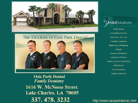 Oak Park Dental Family Dentistry & Specialty Service - Lake Charles, LA 70605 - (337)478-3232 | ShowMeLocal.com