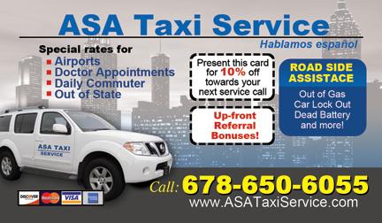 Asa Taxi Service - Atlanta, GA 30096 - (678)650-6055 | ShowMeLocal.com