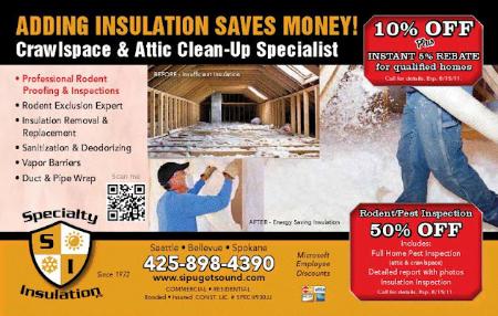 Specialty Insulation - Seattle, WA 98104 - (206)280-3049 | ShowMeLocal.com