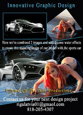 Graphic Design in Los Angeles, San Diego areas. Branding, logo design, marketing, promos, DVD covers, album covers, business card, comp card, head shots, actor reels Jewel Of The Nile Productions Los Angeles (818)623-6630