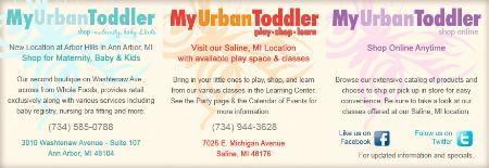 My Urban Toddler LLC - Saline, MI 48176 - (734)944-3628 | ShowMeLocal.com