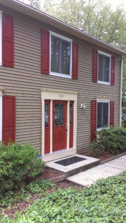 Add a new door, paint the shutters, give your house a facelift! Mr. Handyman of Western Wake County Raleigh (919)626-3348