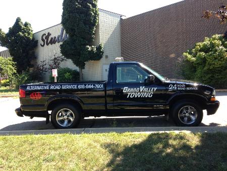 Fast response service vehicle for lock outs, tire changes, battery jump starting and gas delivery. <br>Also used for transporting customer. Rides to home and work available. Grand Valley Towing and Auto Unlock Jenison (616)644-7601