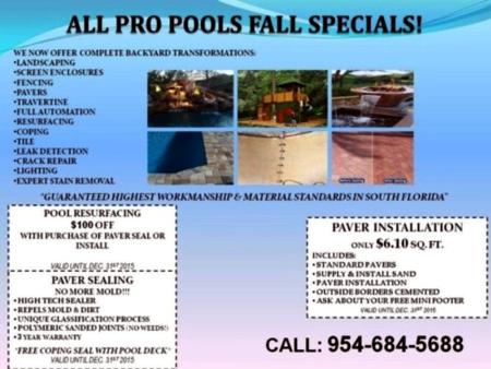 All Pro Pools, Inc - Coral Springs, FL 33071 - (954)684-5688 | ShowMeLocal.com