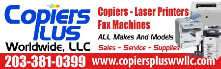 Copiers Plus Worldwide,LLC. Stratford (203)381-0399