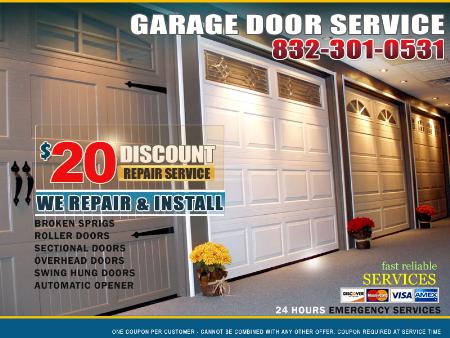 Residential Garage Doors League City (800)446-0793