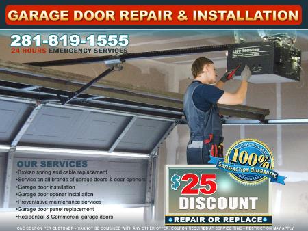 Garage Door Rollers Repair Houston (800)494-2366