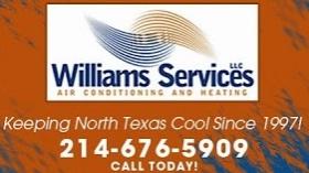 Williams Services Air Conditioning And Heating - Forney, TX 75126 - (214)676-5909 | ShowMeLocal.com
