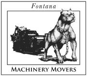 Fontana Machinery Movers Fontana (626)797-3685