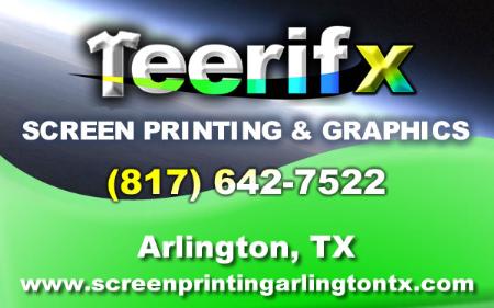 Teerifx Screen Printing & Graphic Design - Arlington, TX 76013 - (817)642-7522 | ShowMeLocal.com