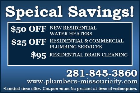 Quality Plumbing Service Provider In Missouri City TX - Missouri City, TX 77489 - (281)845-3860 | ShowMeLocal.com