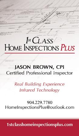 1st Class Home Inspections Plus, Inc. - Saint Augustine, FL 32092 - (904)229-7880 | ShowMeLocal.com