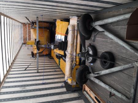plane loaded into 53 foot dryvan for transport. ontario to bc GPNS Logistics Surrey (604)599-0305