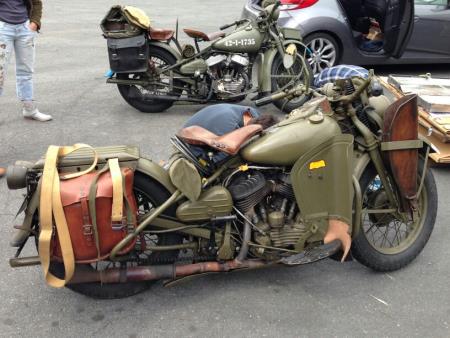 motorcycle from ww ii sent to italy for tour  GPNS Logistics Surrey (604)599-0305