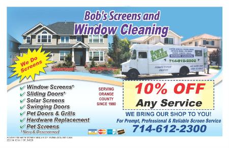 Bob's Window Screens - Irvine, CA 92606 - (949)229-7591 | ShowMeLocal.com