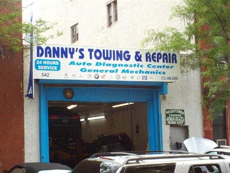 Dannys Towing Inc New York (212)348-2885