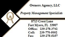 Owners Agency, LLC - Fort Myers, FL 33907 - (239)278-3742 | ShowMeLocal.com