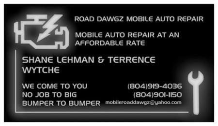 Road Dawgz Mobile Auto Repair Chesterfield (804)919-4036