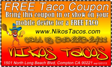 Niko's Tacos & More.. - Compton, CA 90021 - (310)223-2411 | ShowMeLocal.com