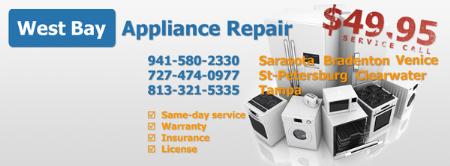 West Bay Appliance Repair - Sarasota, FL 34243 - (941)580-2330 | ShowMeLocal.com