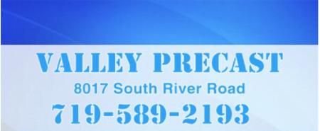 Valley Precast - Alamosa, CO 81101 - (719)589-2193 | ShowMeLocal.com