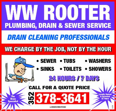WW Rooter - Gainesville, FL 32605 - (352)378-3641 | ShowMeLocal.com