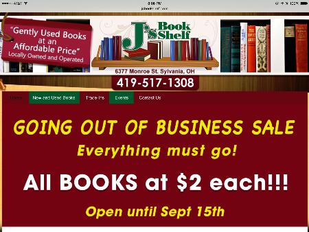 J's Book Shelf - Sylvania, OH 43560 - (419)517-1308 | ShowMeLocal.com