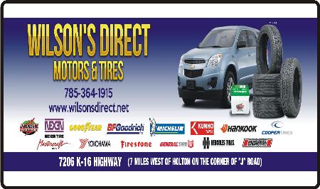 Wilson's Direct Motors & Tires - Holton, KS 66436 - (785)364-1915 | ShowMeLocal.com
