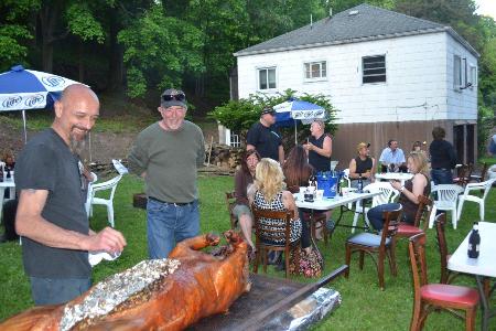 Semi Monthly Summer Pig Roast. Rooster'S Road House Oakdale (412)221-1543