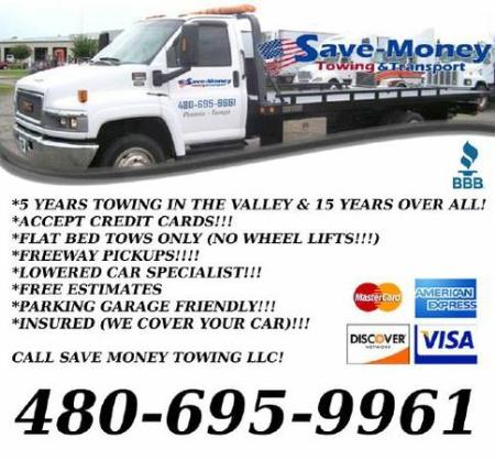 Save Money Towing - Tempe, AZ 85283 - (480)695-9961 | ShowMeLocal.com