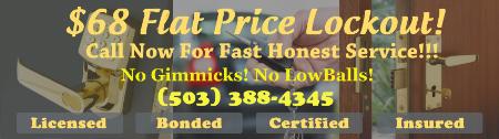 Portland Locksmith Flat Price Lockouts - Beaverton, OR 97005 - (503)388-4345 | ShowMeLocal.com