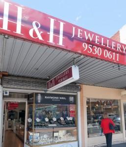 H & H Jewellery Melbourne (03) 9650 2727