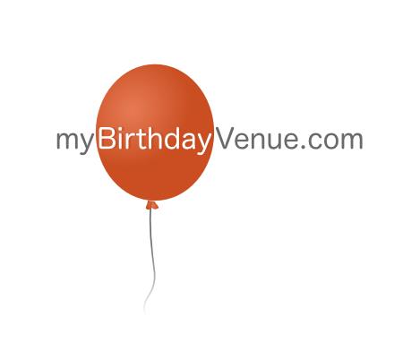 my birthday venue balloon logo myBirthdayVenue.com Melbourne (03) 8399 9475