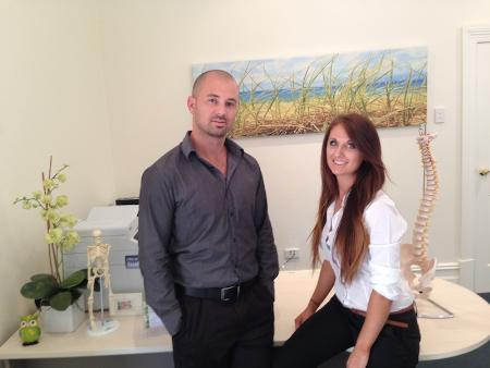 Dr Val and Dr Kim in their Perth office. Northbridge Chiropractic Perth (08) 9227 9341