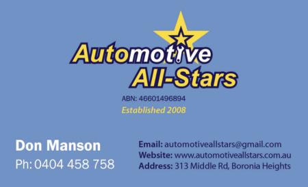 Automotive All-Stars - Boronia Heights, QLD 4124 - 0404 458 758 | ShowMeLocal.com