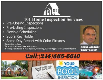 101 Home Inspection Services - Allen, TX 75013 - (214)385-6610 | ShowMeLocal.com