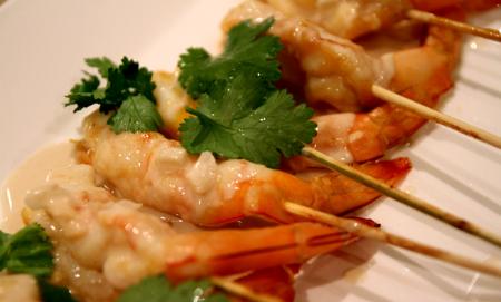 Satay prawns w coconut & chilli Helen's Catering Professionals Gymea 1300435367
