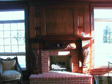 Designed andHand carved Mahogany Mantle...10' with solid overmantle by J. Collier design studio J. Collier Design Studio Cross Hill (864)993-9658