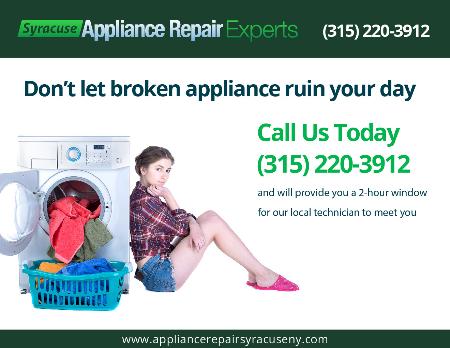 Syracuse Appliance Repair Experts - Syracuse, NY 13206 - (315)220-3912 | ShowMeLocal.com