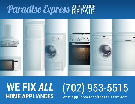 Paradise Express Appliance Repair - Las Vegas, NV 89120 - (702)953-5515 | ShowMeLocal.com