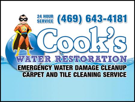 Cook's Water Restoration And Carpet Cleaning - Dallas, TX 75229 - (469)643-4181 | ShowMeLocal.com