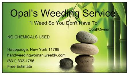 Opal's Weeding Service - Hauppauge, NY 11788 - (631)332-1756 | ShowMeLocal.com