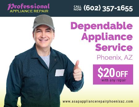 Professional Appliance Repair Of Phoenix - Phoenix, AZ 85004 - (602)357-1655 | ShowMeLocal.com