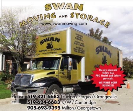Swan Moving & Storage - Guelph, ON N1H 2V7 - (519)624-6683 | ShowMeLocal.com